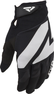 Перчатки FXR Clutch Strap мотокроссовые, черный/белый