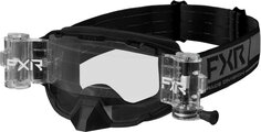 Очки FXR Maverick Roll-Off 2023 для мотокросса, черный/серый