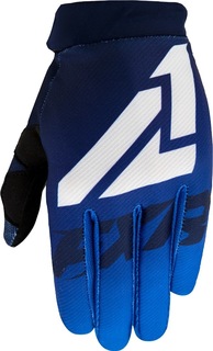 Перчатки FXR Clutch Strap MX Gear мотокроссовые, темно - синий/светло - синий/белый