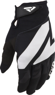 Перчатки FXR Clutch Strap мотокроссовые, черный/белый