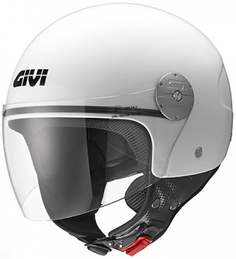 Шлем GIVI 10.7 Mini-J Solid Color реактивный, белый