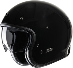 HJC V31 Solid Retro Реактивный шлем, черный