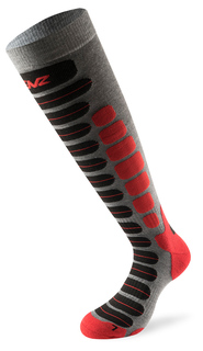Носки Lenz Skiing 2.0, черно-красные