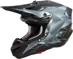 Шлем Oneal 5Series Polyacrylite Surge для мотокросса, черный/серый O'neal