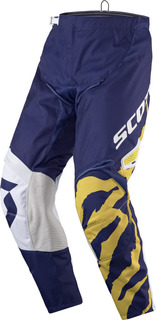 Мотоциклетные брюки Scott 350 Race водонепроницаемые, синий/белый