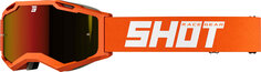 Мотоциклетные очки Shot Iris 2.0 Solid с логотипом, оранжевый
