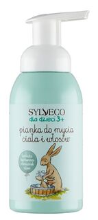 Sylveco Zajączek Gucio пена для мытья тела и волос детская, 290 ml