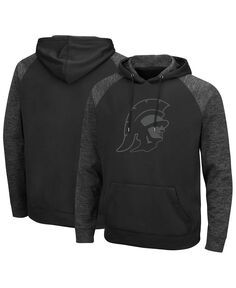 Мужская худи usc trojans blackout 3.0 tonal pullover hoodie Colosseum, черный