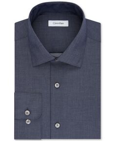 Мужская классическая рубашка calvin klein steel classic-fit non-iron performance с воротником в елочку Calvin Klein, мульти