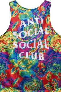 Топ Anti Social Social Club Pedals On The Floor Reversible Mesh Tank Top &apos;Multicolor&apos;, разноцветный