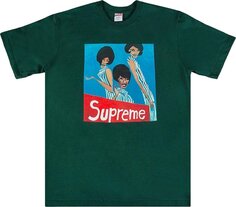 Футболка Supreme Group Tee &apos;Dark Green&apos;, зеленый