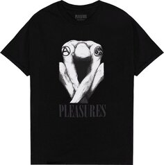Футболка Pleasures Bended T-Shirt &apos;Black&apos;, черный