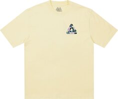 Футболка Palace Jungle Camo Tri-Ferg T-Shirt &apos;Mellow Yellow&apos;, желтый