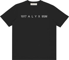 Футболка 1017 ALYX 9SM Logo Short-Sleeve Tee &apos;Black&apos;, черный