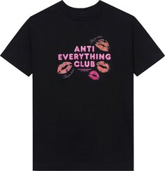 Футболка Anti Social Social Club Anti Everything Club &lt;3 T-Shirt &apos;Black&apos;, черный
