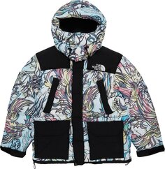 Парка Supreme x The North Face 700-Fill Down Parka &apos;Multicolor Dragon&apos;, разноцветный