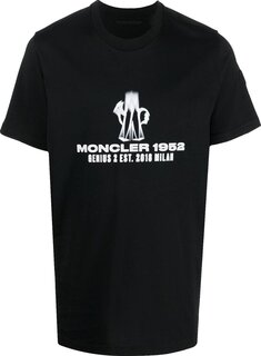 Футболка Moncler Genius Short-Sleeve T-Shirt &apos;Black&apos;, черный