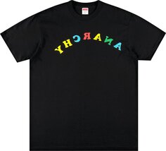 Футболка Supreme x Jamie Reid Anarchy Tee &apos;Black&apos;, черный