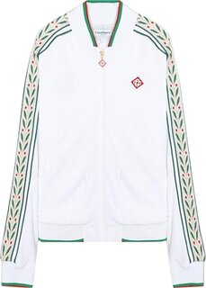 Топ Casablanca Laurel Track Top &apos;White&apos;, белый