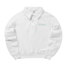 Поло Sporty &amp; Rich Rizzoli Polo &apos;White/Sage&apos;, белый