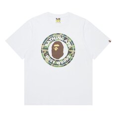 Футболка BAPE 1st Camo Busy Works Tee &apos;White/Green&apos;, белый