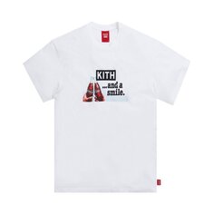 Футболка Kith x Coca-Cola Smile Vintage Tee &apos;White&apos;, белый