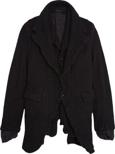 Куртка Comme des Garçons Homme Plus Wool Nylon Tweed Garment Jacket &apos;Black&apos;, черный