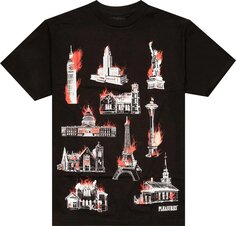 Футболка Pleasures Monument T-Shirt &apos;Black&apos;, черный