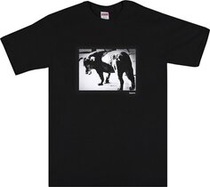 Футболка Supreme Daid_ Moriyama Dog Tee &apos;Black&apos;, черный