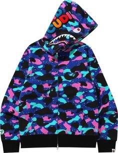 Худи BAPE x Kid Cudi Shark Full Zip Hoodie &apos;Navy&apos;, разноцветный