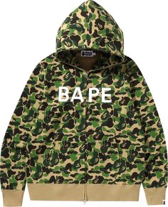 Худи BAPE ABC Camo Full Zip Hoodie &apos;Green&apos;, зеленый