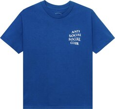 Футболка Anti Social Social Club x Case Study Flag Tee &apos;Blue&apos;, синий