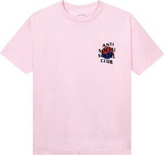 Футболка Anti Social Social Club x Case Study Mugunghwa Tee &apos;Pink&apos;, розовый