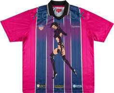 Футболка Supreme Aeon Flux Soccer Jersey &apos;Pink&apos;, розовый