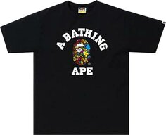Футболка BAPE Milo Banana Pool College T-Shirt &apos;Black&apos;, черный