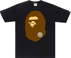 Футболка BAPE Big Ape Head Tee &apos;Black&apos;, черный