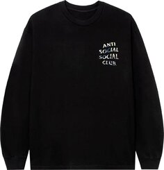 Лонгслив Anti Social Social Club Tonkatsu Long-Sleeve Tee &apos;Black&apos;, черный