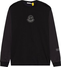 Лонгслив Moncler Genius x Frgmnt Hiroshi Fujiwara Long-Sleeve Tee &apos;Black&apos;, черный