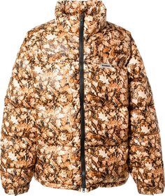 Пуховик Vetements Leaves Puffer Jacket &apos;Leaves&apos;, коричневый