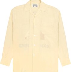 Рубашка Wacko Maria Long-Sleeve 50&apos;s Shirt Type-3 &apos;Yellow&apos;, желтый