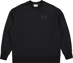 Толстовка Y-3 Classic Chest Logo Crew Sweatshirt &apos;Black&apos;, черный