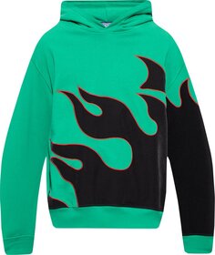 Худи Just Don Flame Hoodie &apos;Green/Black&apos;, зеленый