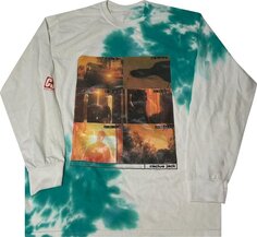 Футболка Cactus Jack by Travis Scott Something&apos;s Coming II Long-Sleeve T-Shirt &apos;White Bleach&apos;, разноцветный