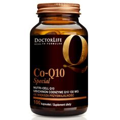 Doctor Life Co-Q10 Special БАД коэнзим Q10 130мг в органическом кокосовом масле, 100 капс./1 уп.