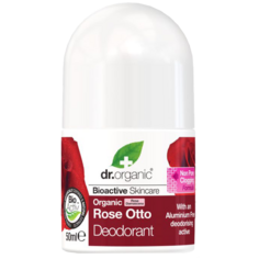Dr.Organic антибактериальный шариковый дезодорант с органическим розовым маслом, 50 мл