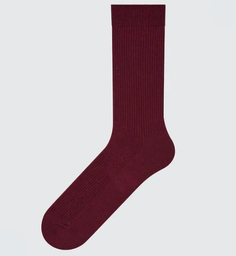 Носки цветные Uniqlo Colour, бордовый
