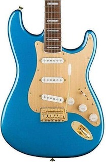 Squier by Fender 40th Anniversary Stratocaster Gold Edition Lake Placid Blue