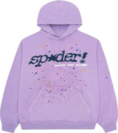 Худи Sp5der Açaí Hoodie Purple, фиолетовый