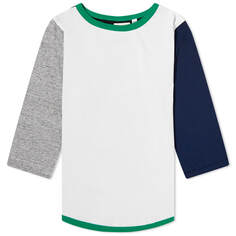 Футболка Beams Boy Boatneck 3/4 Sleeve Tee