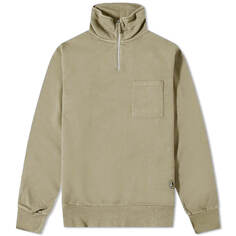 Толстовка Universal Works Half Zip Sweat